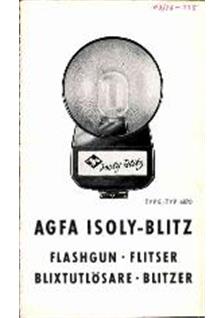 Agfa Isoly Blitz manual. Camera Instructions.
